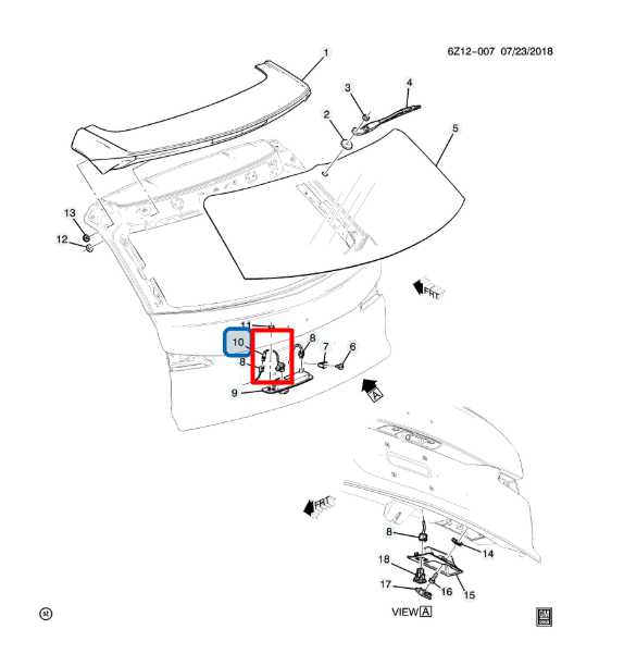 2024 Cadillac XT4 Premium Liftgate Lid Rear View Park Assist Camera 87833474 OEM - Alshned Auto Parts