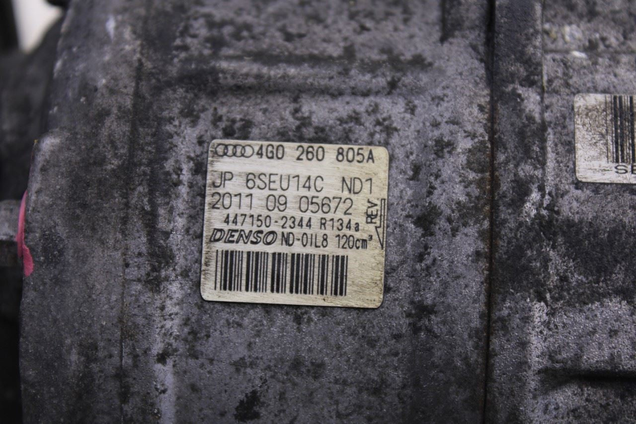 2012-2015 Audi A7 Premium 3.0L AC Air Conditioner Compressor 4G0-260-805-A OEM7