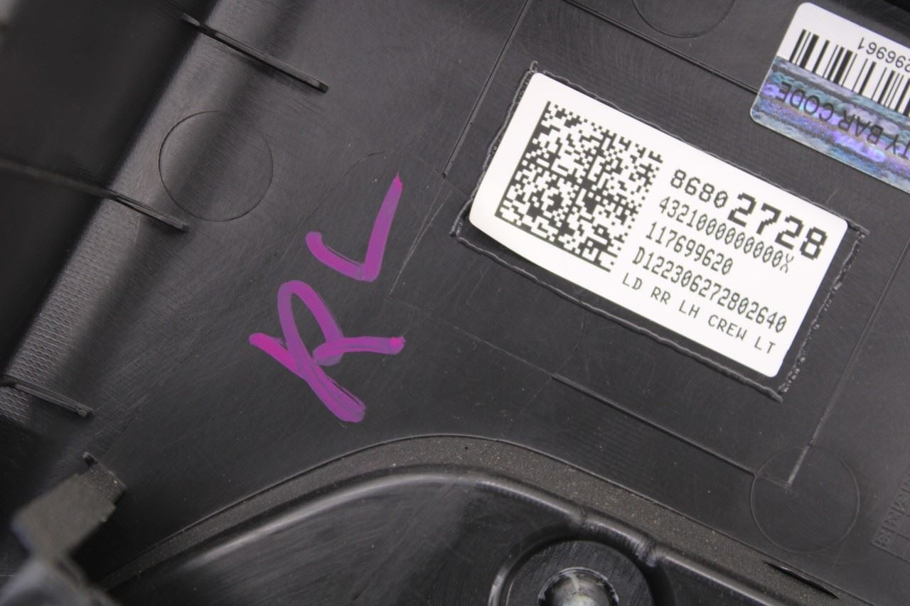 2022-24 Chevrolet Silverado LT-L Crew Cab Rear Left Door Trim Panel 87849816 OEM - Alshned Auto Parts