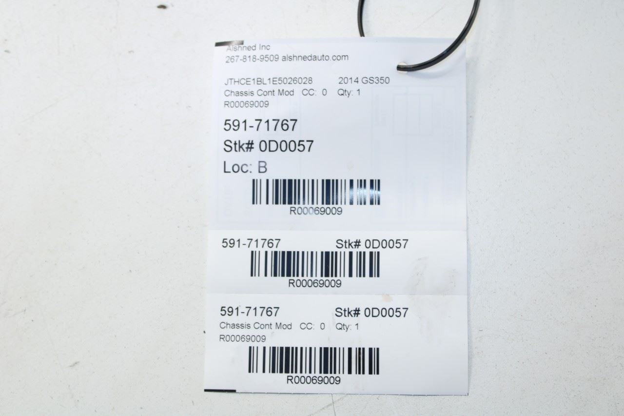 2013-2016 Lexus GS350 Left Side Dash Headlight Headlamp Swivel Control Module - Alshned Auto Parts