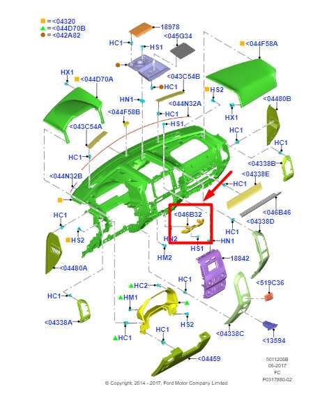 2015-2020 Ford F150 Dashboard Lower Finish Trim Panel FL3B-15043D02-BF OEM - Alshned Auto Parts