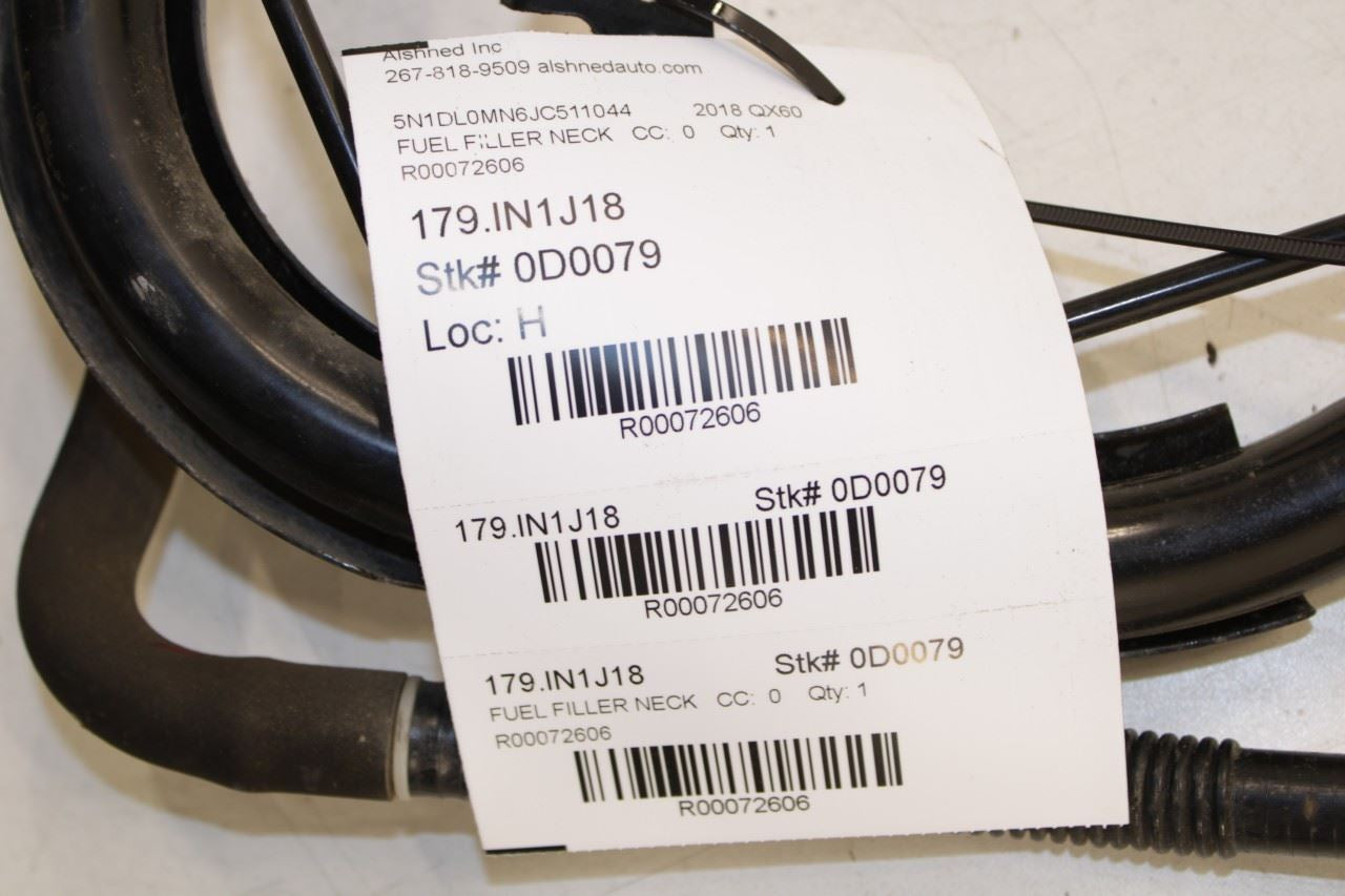 2014-2020 Infiniti QX60 3.5L Fuel Filler Neck Hose Tube Pipe 17221-3JA1B OEM - Alshned Auto Parts