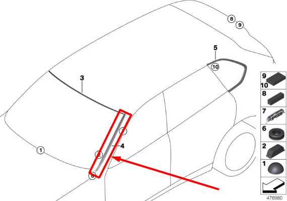 14-18 BMW X5 xDrive35i Front LH and RH Windshield Drip Molding 51317387917 *ReaD - Alshned Auto Parts