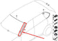 14-18 BMW X5 xDrive35i Front LH and RH Windshield Drip Molding 51317387917 *ReaD - Alshned Auto Parts