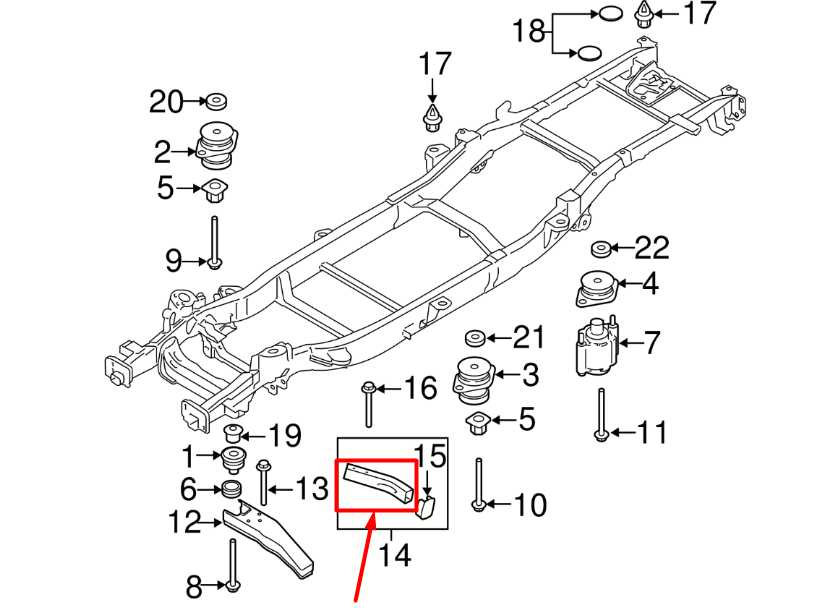 2015-2020 Ford F150 XL Super Cab Front Right Frame Body Mount Cushion Protector - Alshned Auto Parts