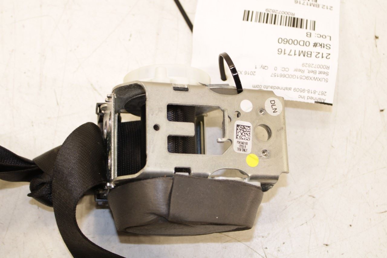 2011-17 BMW X3 xDrive28i 2.0L AWD Rear Passenger Right Side Seat Belt Retractor - Alshned Auto Parts