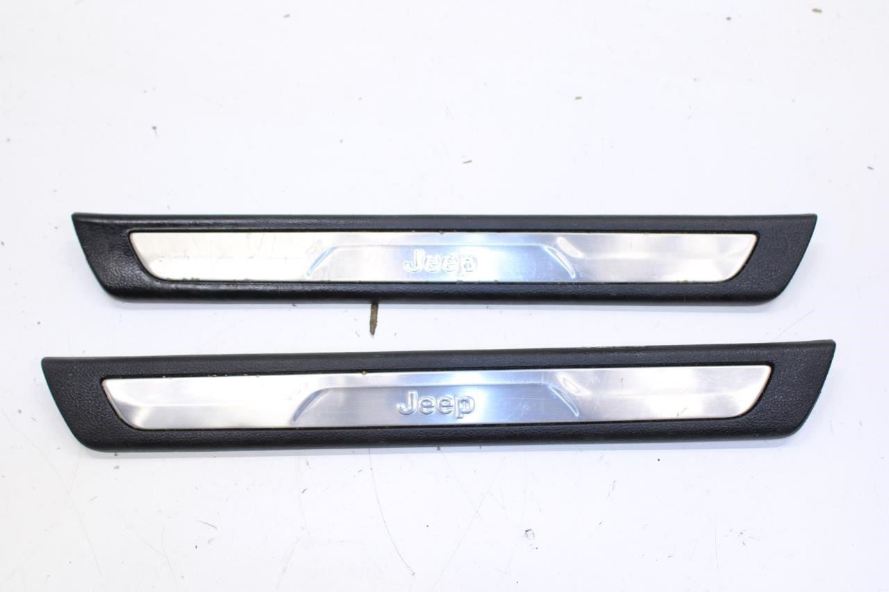 2011-21 Jeep Grand Cherokee Front Left w/ Right Sill Scuff Kick Plate Trim Panel - Alshned Auto Parts