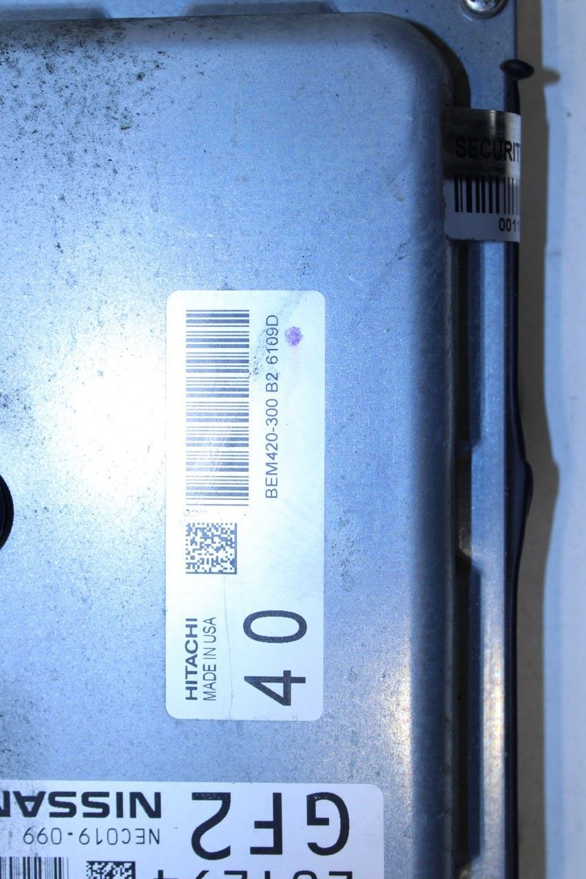 2015-2017 Nissan Murano Platinum 3.5L Engine Computer Control Module ECU ECM - Alshned Auto Parts