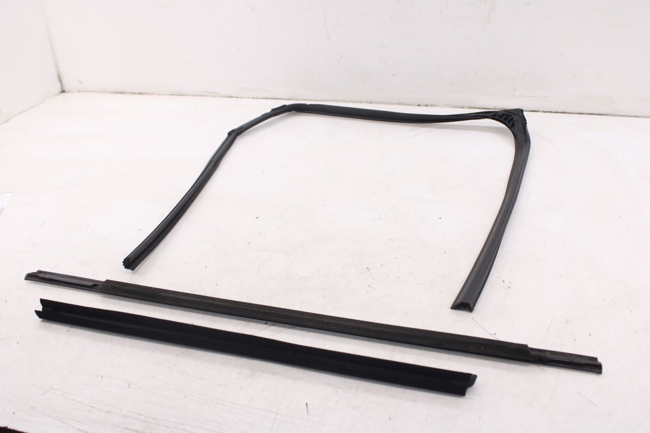 2019-2025 Infiniti QX50 Essential Rear Left Door Glass Run Channel Trim Belt Set - Alshned Auto Parts