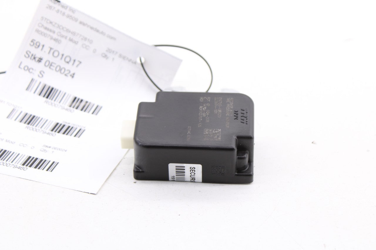 2011-2020 Toyota Sienna LE Tire Pressure Monitoring System Control Module OEM - Alshned Auto Parts
