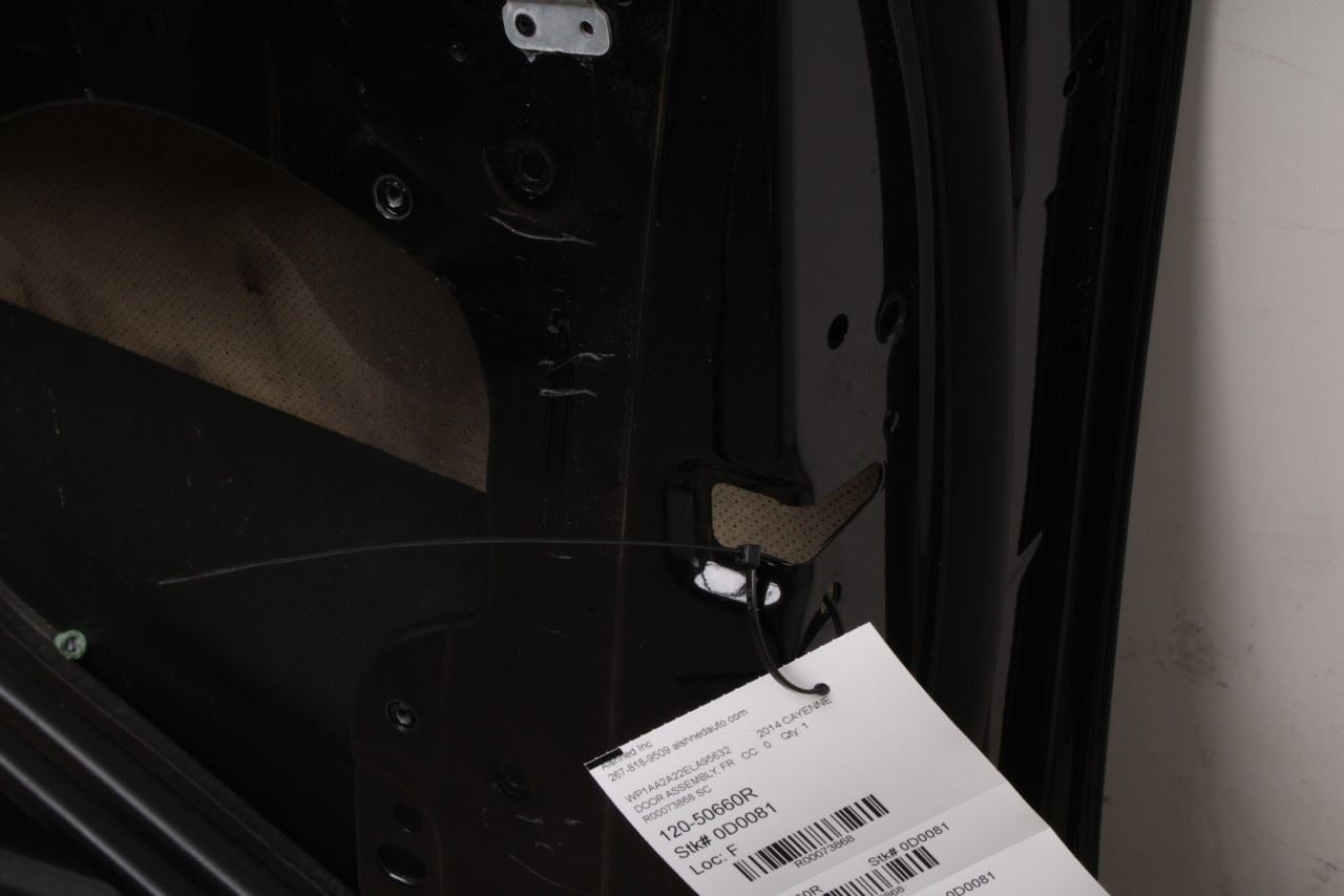 11-18 Porsche Cayenne Platinum Front Right Side Door Shell Panel 95853101200GRV - Alshned Auto Parts