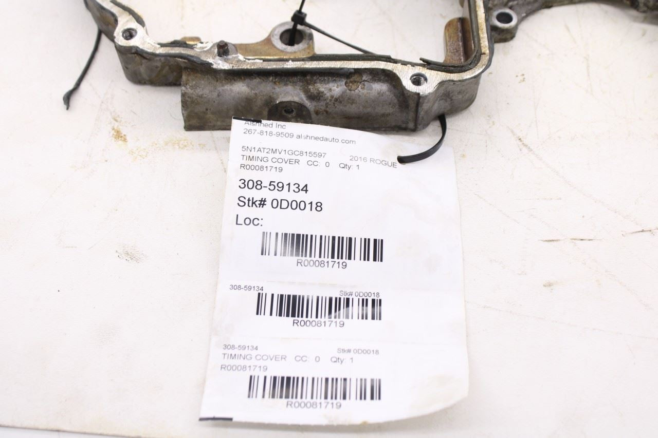 14-20 Nissan Rogue SV 2.5L QR25DE Engine Front Timing Chain Cover VIN 5 1st dgt13