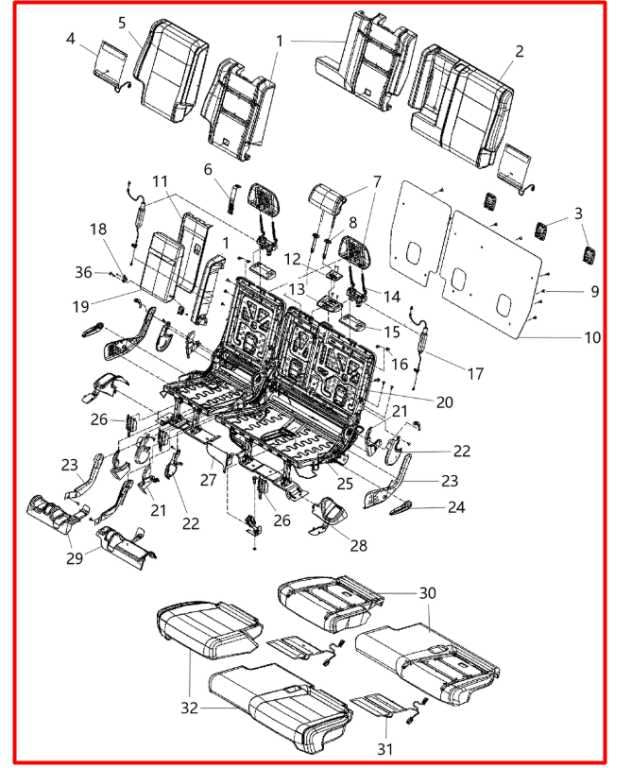 15-17 Jeep Grand Cherokee Summit Front and Rear 2nd Row RH LH Side Seat Complete - Alshned Auto Parts