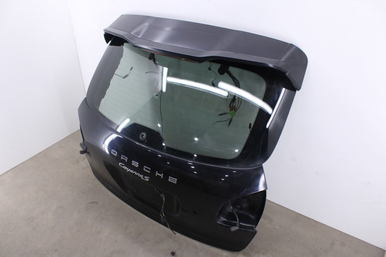 2011-14 Porsche Cayenne S Liftgate Back Door Shell Panel w/ Glass 95851201107GRV13