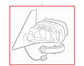 2008-2015 Scion XB 2.4L Driver Left Side Rear View Mirror 87940-12D70 OEM - Alshned Auto Parts