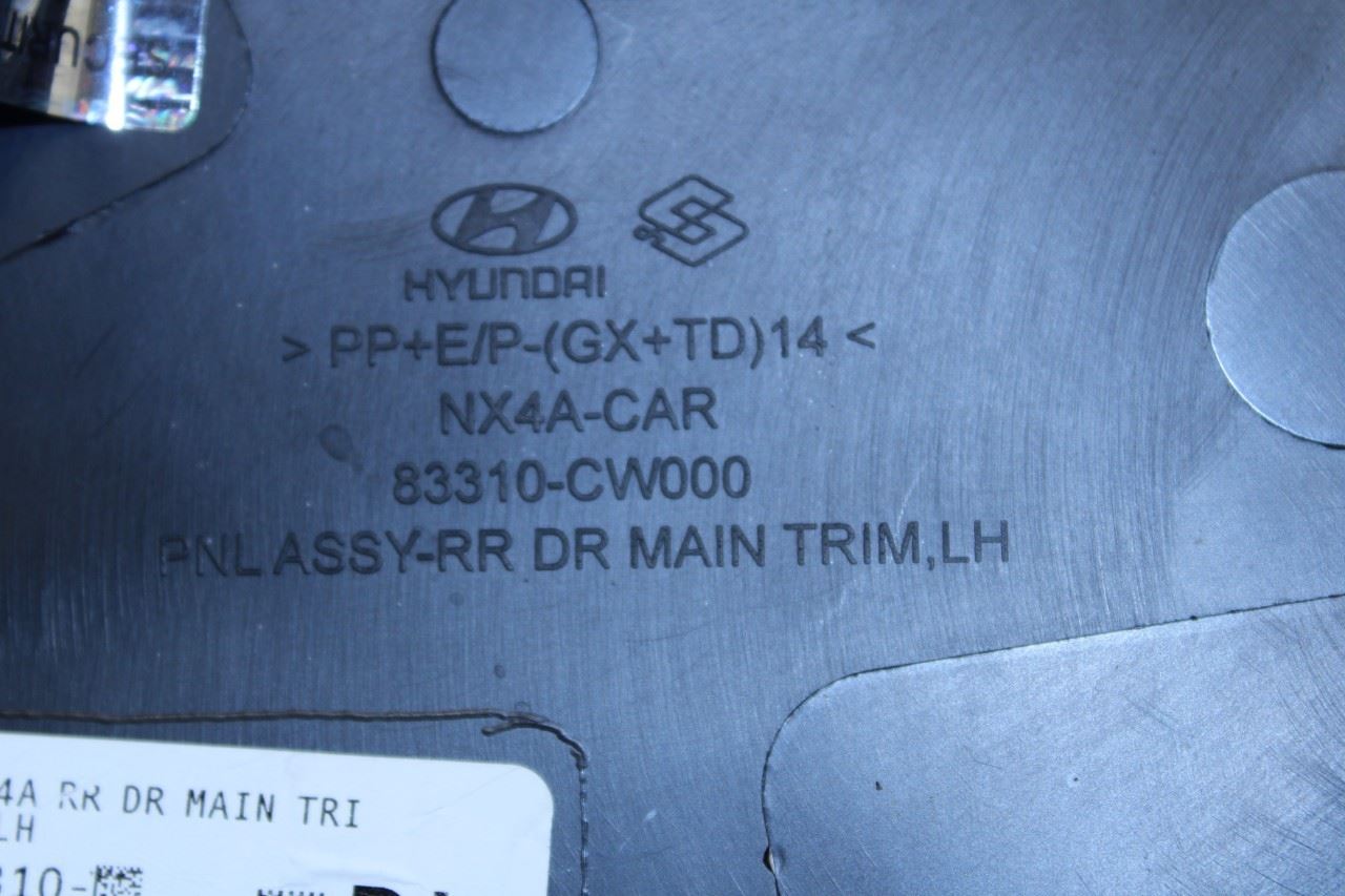 2022-2024 Hyundai Tucson SEL Rear Left Door Trim Panel US built 83310-CW000-NNB - Alshned Auto Parts
