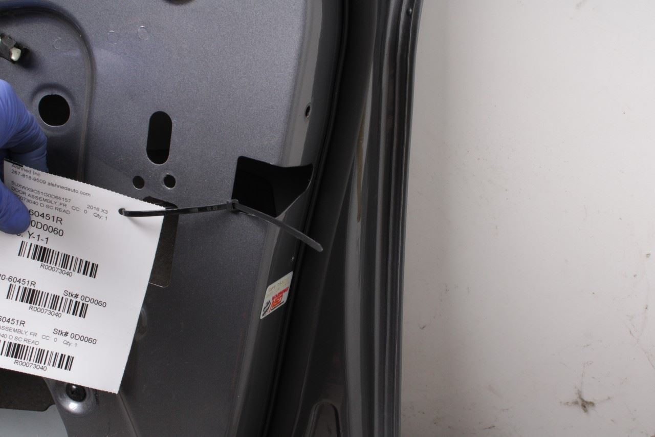 11-17 BMW X3 xDrive28i Front Right Passenger Door Shell Panel 41517355804 *ReaD* - Alshned Auto Parts