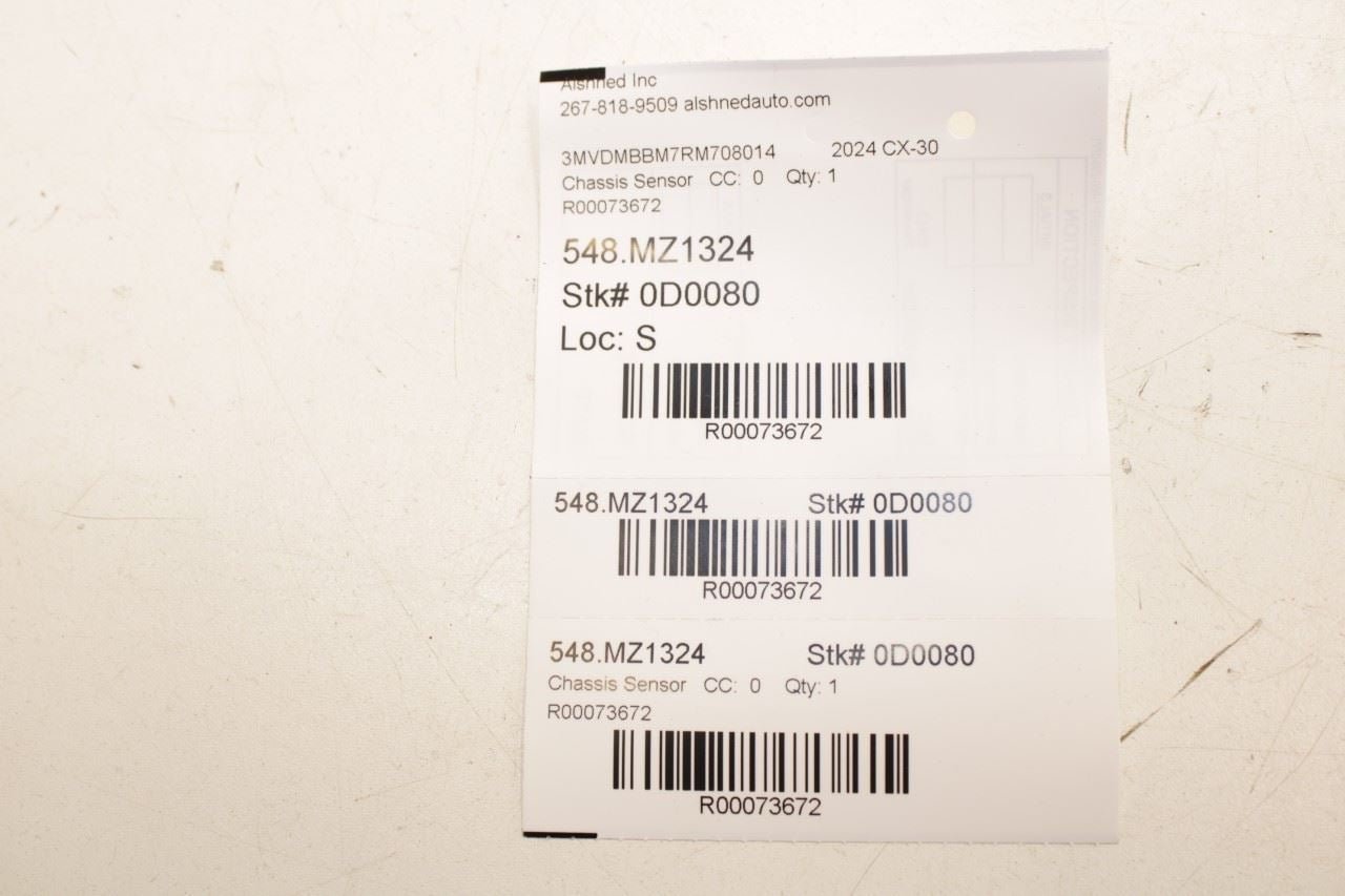 21-2024 Mazda CX-30 2.5 S Front Windshield Rain Sensor BDGF-66-5G0G - Alshned Auto Parts