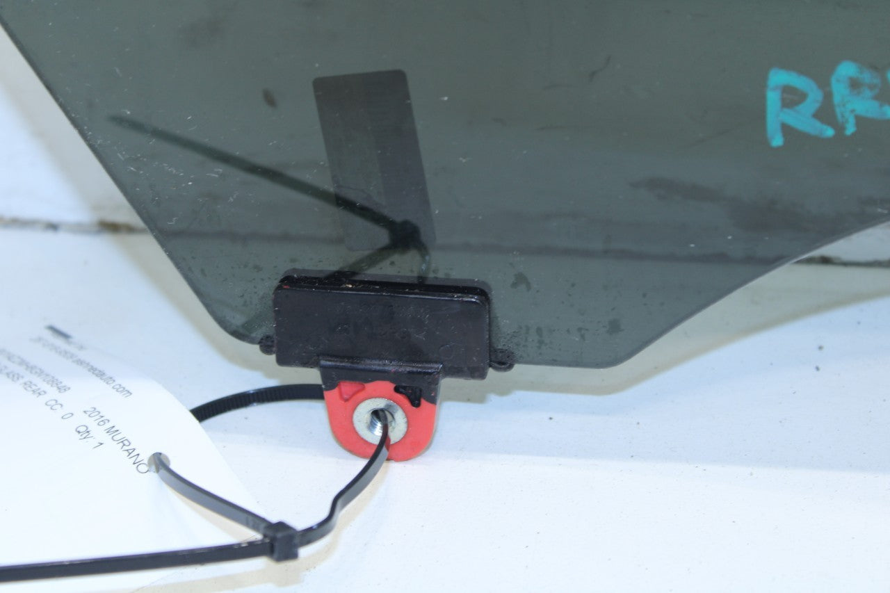 2015-2019 Nissan Murano Platinum Rear Right Door Window Glass 82300-5AA0A OEM - Alshned Auto Parts