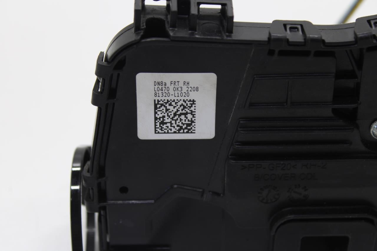 2020-23 Hyundai Sonata SE Front Right Side Door Lock Latch Actuator 81320-L1020 - Alshned Auto Parts