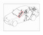 2008-14 Mercedes-Benz C350 Sport Front Right and Left A-Pillar Interior Trim Set - Alshned Auto Parts