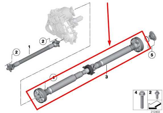 2010-2012 BMW 750Li xDrive 4.4L AWD AT Rear Drive Shaft Propeller 7563497 OEM - Alshned Auto Parts