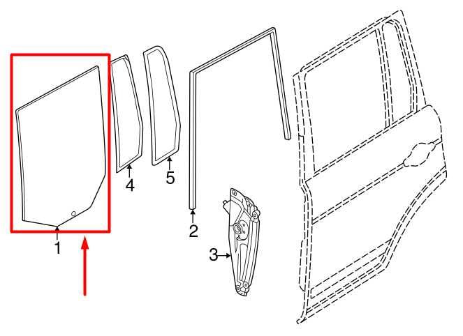 2006-09 Land Rover Range Rover Rear Left Driver Door Window Glass CVB000051 OEM - Alshned Auto Parts