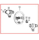 2012-14 Dodge Challenger SXT 3.6L RWD Steering Wheel Leather w/ Control Buttons - Alshned Auto Parts