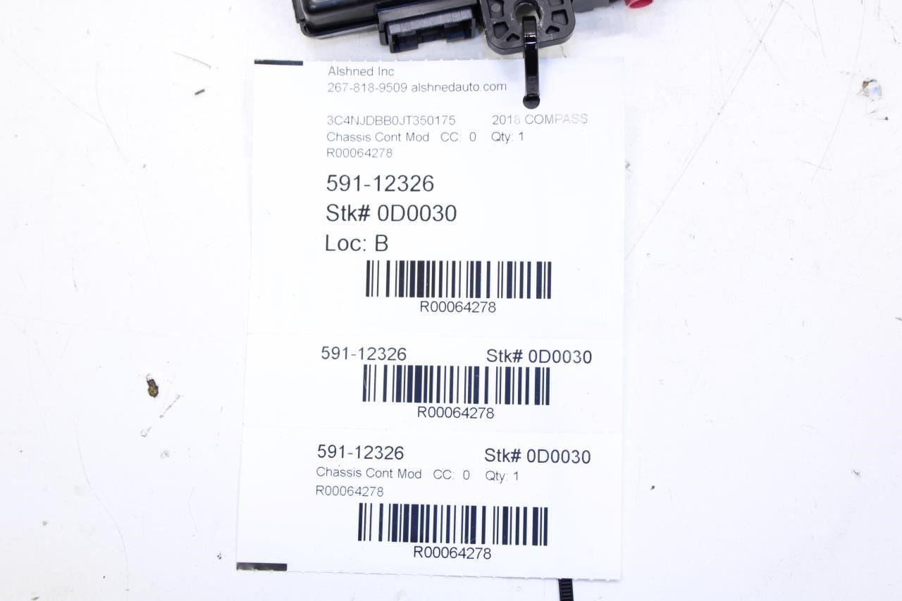 2017-2019 Jeep Compass Keyless Entry Hub Receiver Control Module 68286842AE OEM - Alshned Auto Parts