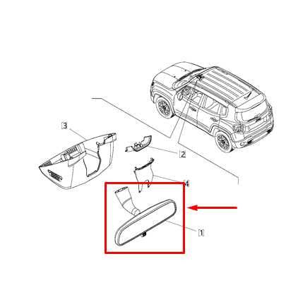 2015-2020 Jeep Renegade Sport Interior Inside Rear View Mirror 6XG28LXHAA OEM - Alshned Auto Parts