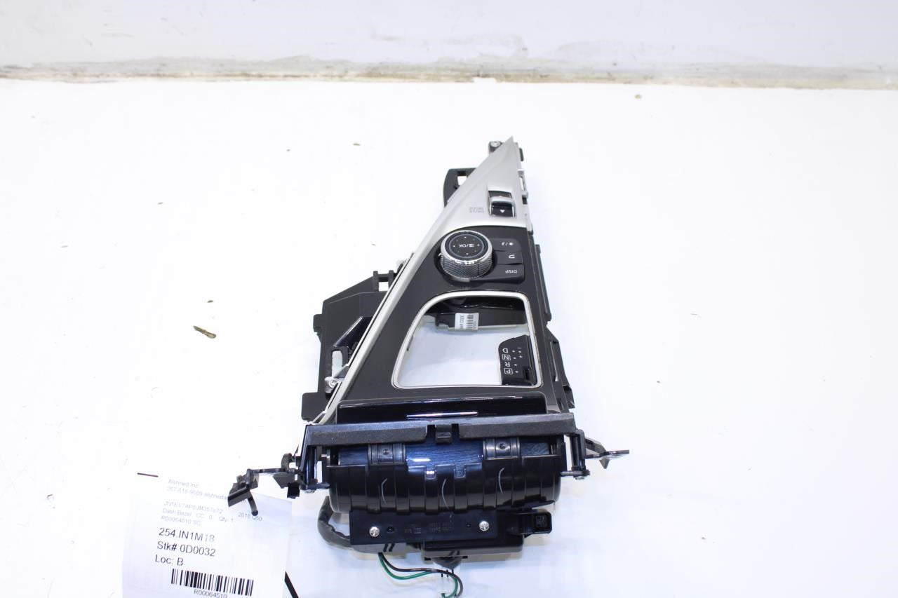 17-20 Infiniti Q50 Luxe RWD Console Shifter Trim Panel w/ Switch 96941-6HJ1C OEM - Alshned Auto Parts