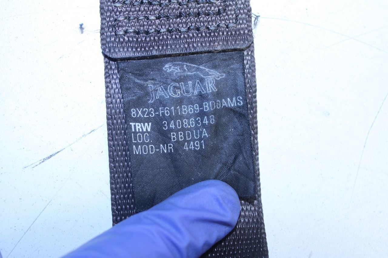 10-12 Jaguar XF Portfolio 5.0L Rear Driver Left Side 2nd Row Seat Belt Retractor - Alshned Auto Parts