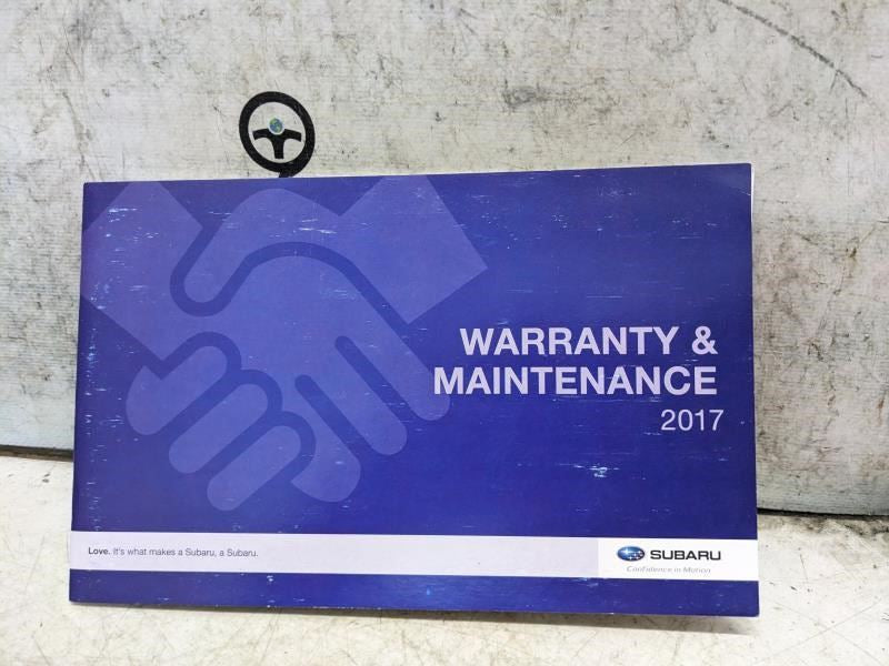 2017 Subaru WRX / WRX STI Owners Manual Set with Case A1270BE-B OEM - Alshned Auto Parts