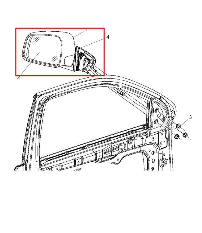 2012-2018 Jeep Grand Cherokee Limited 3.6L Passenger Right Side Rear View Mirror - Alshned Auto Parts