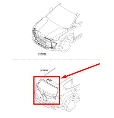 2019-2020 Hyundai Santa Fe Rear Liftgate Tailgate Wiring Harness 91650-S2070 OEM - Alshned Auto Parts