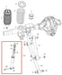 19-25 Ram 2500 Big Horn 6.4L Rear Driver Left Side Shock Strut Absorber Bilstein - Alshned Auto Parts