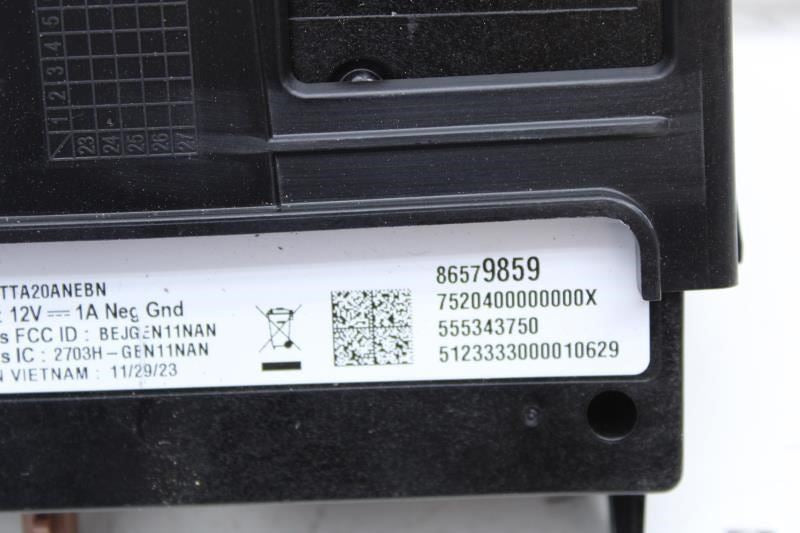 2024-2025 Chevrolet Trax Telematics Mobile Phone Control Module 86579859 OEM - Alshned Auto Parts
