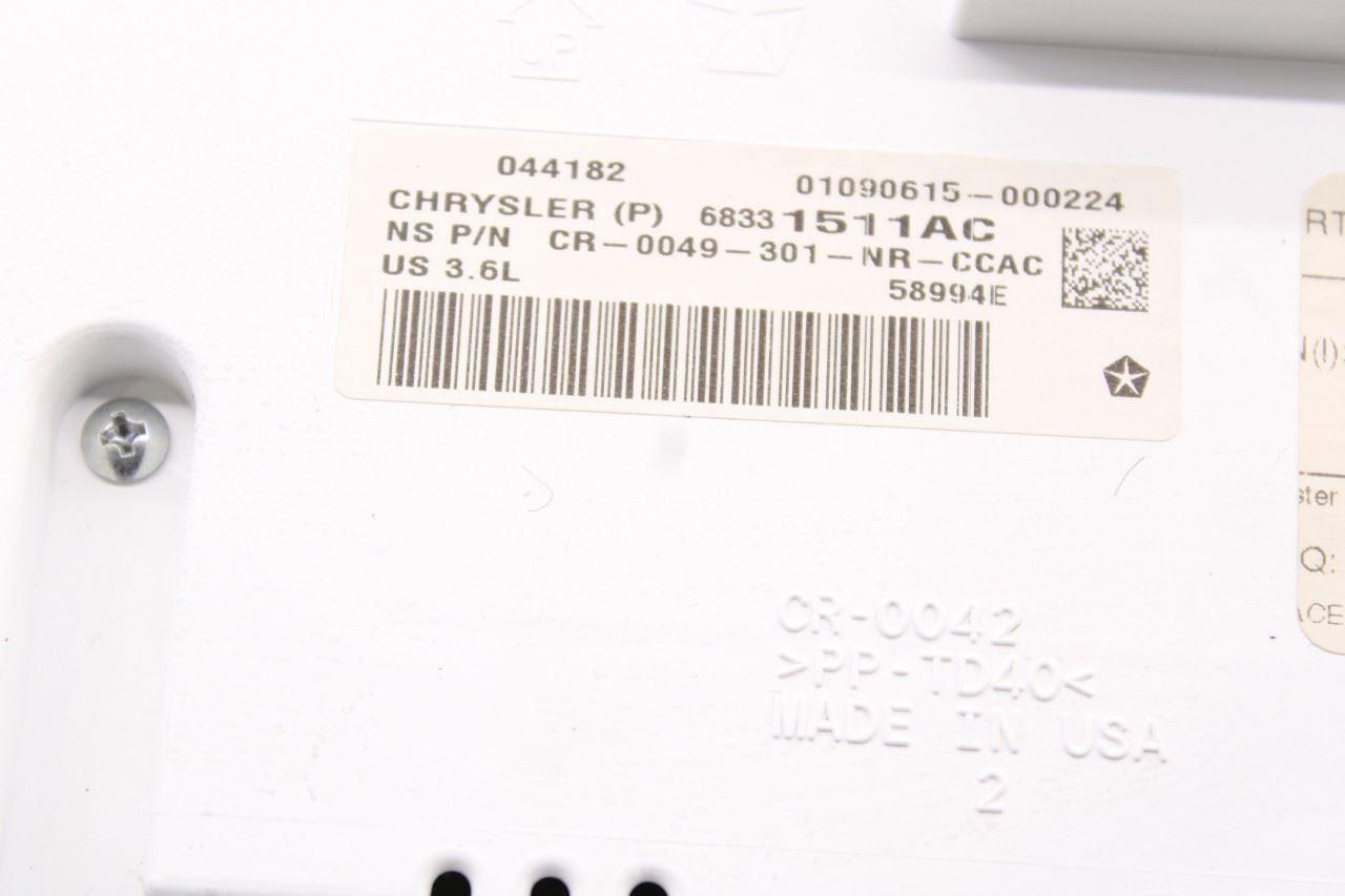 2018 Jeep Grand Cherokee Limited 3.6L Speed Gauge Instrument Cluster 73K Mileage - Alshned Auto Parts