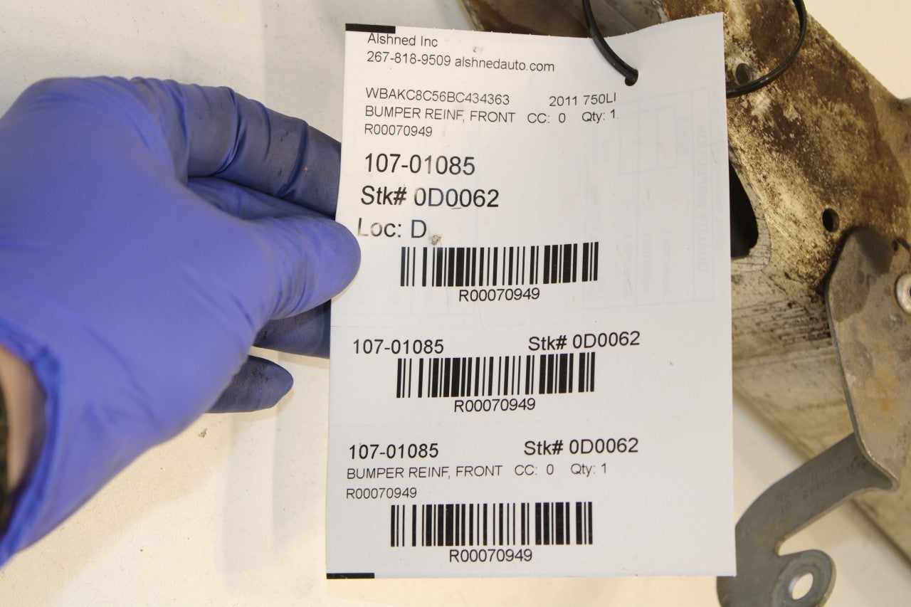 2010-2015 BMW 750LI xDrive Front Bumper Reinforcement Impact Bar 51117186899 OEM - Alshned Auto Parts