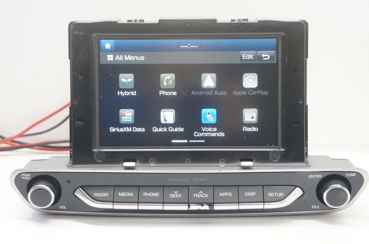 17-19 Hyundai Ioniq Radio Faceplate Control w/ 7.0'' Display and Receiver *ReaD* - Alshned Auto Parts