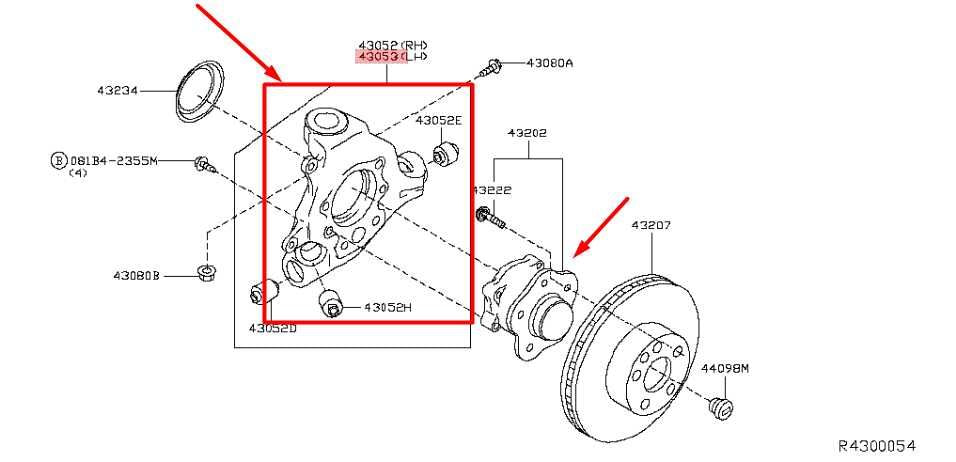 2019-2020 Infiniti QX60 RR Left Driver Side Spindle Knuckle Hub 43019-3JA0A OEM - Alshned Auto Parts