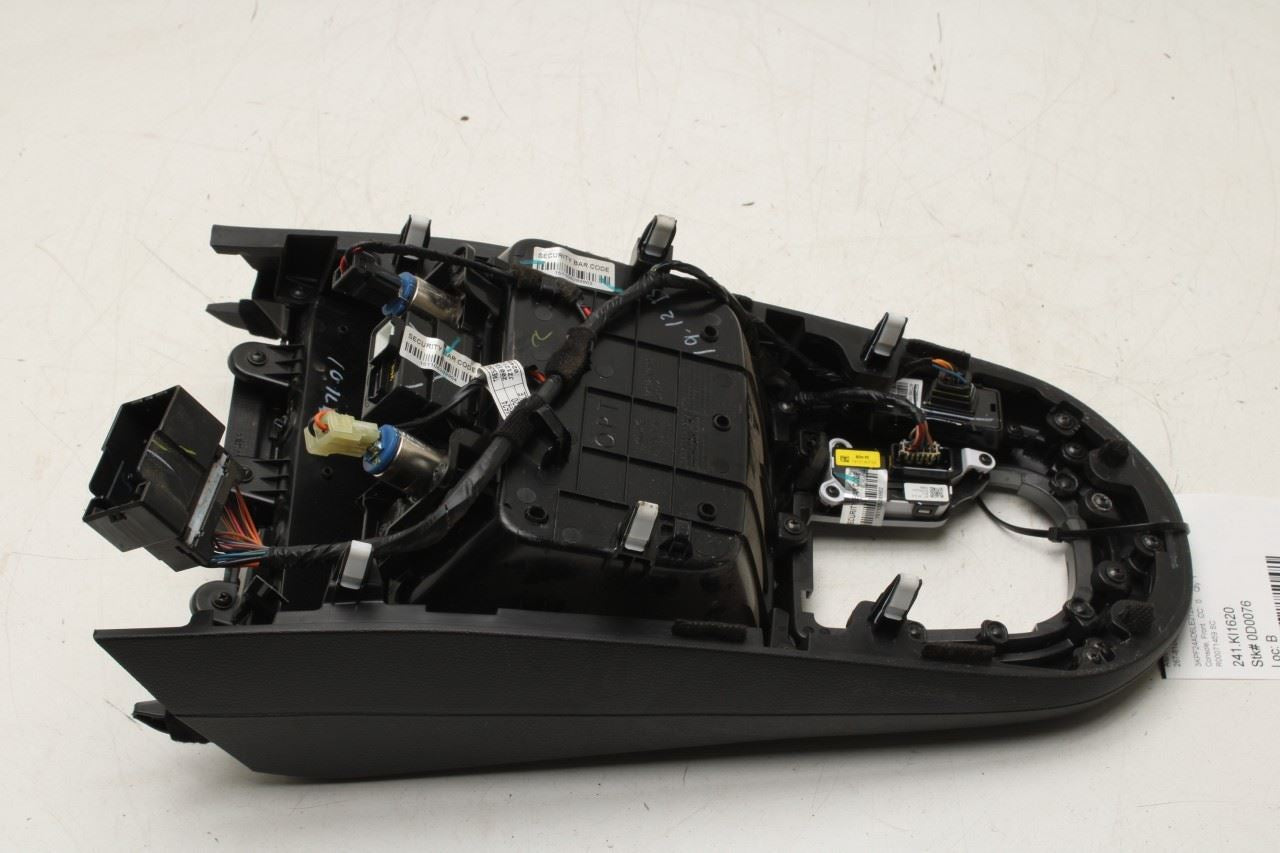 19-23 Kia Forte LXS 2.0L Front Center Console Shifter Bezel Trim w/ Pocket Tray - Alshned Auto Parts