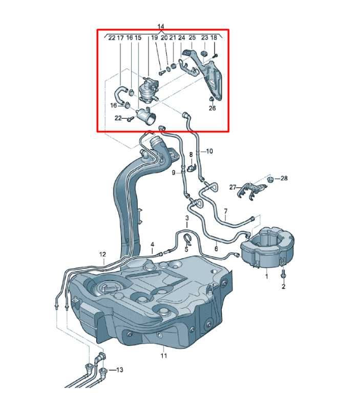 2006-2014 Volkswagen Golf GTI Emission System Fuel Vapor Leak Detection Pump1