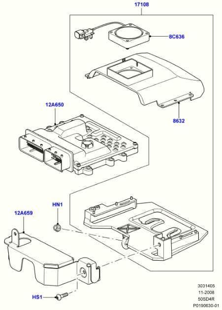 2010-2012 Land Rover Range Rover HSE 5.0L Engine Computer Control Module ECU ECM1