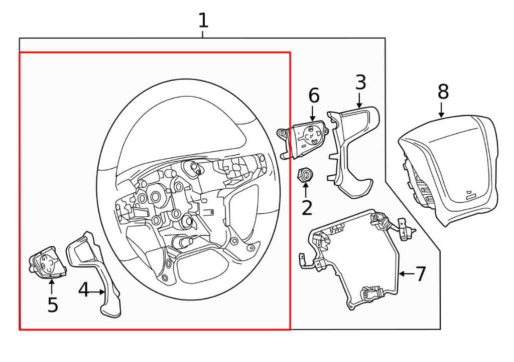14-19 Chevrolet Silverado 1500 Work Truck 2WT Steering Wheel w/ Control Buttons - Alshned Auto Parts