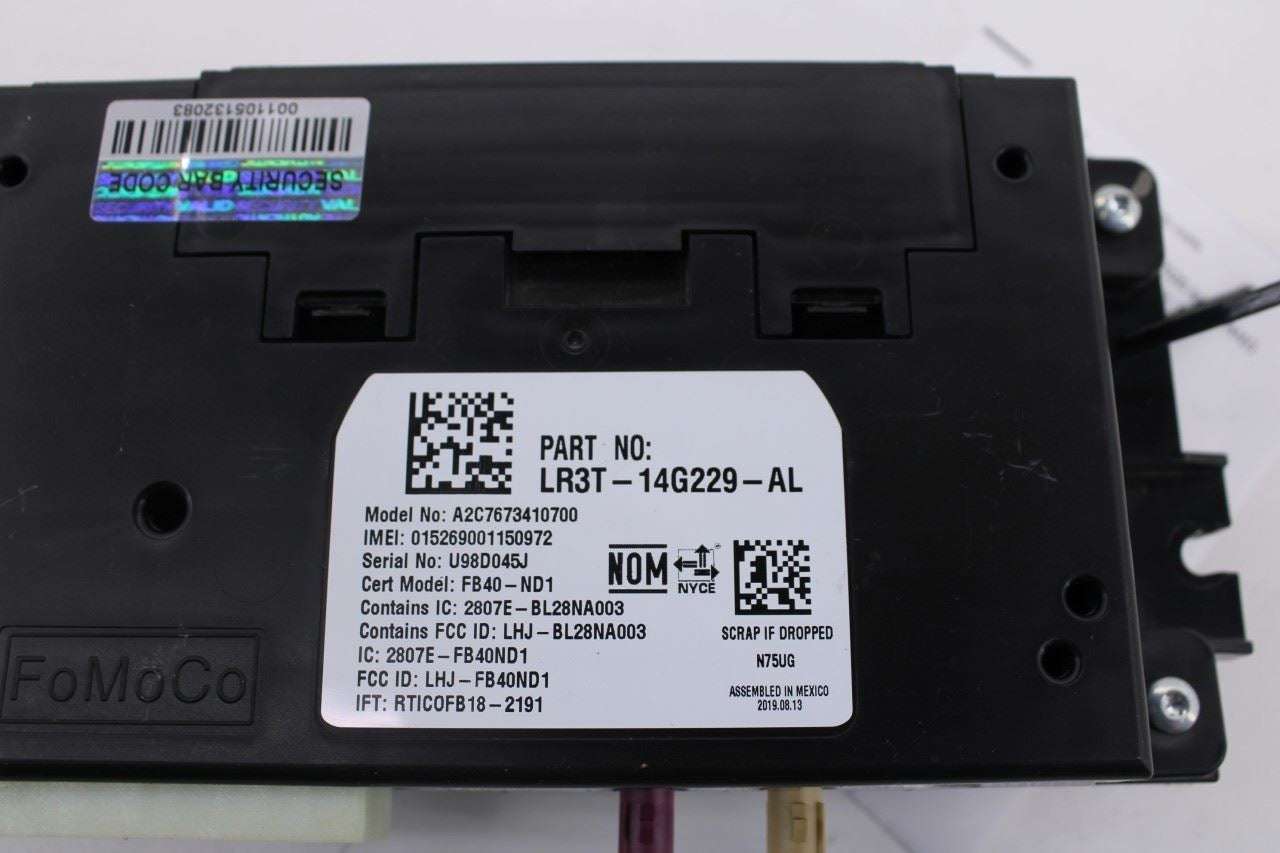 2018-2023 Ford Mustang GT Telematics Communication Control Module LR3T-14G229-AL - Alshned Auto Parts