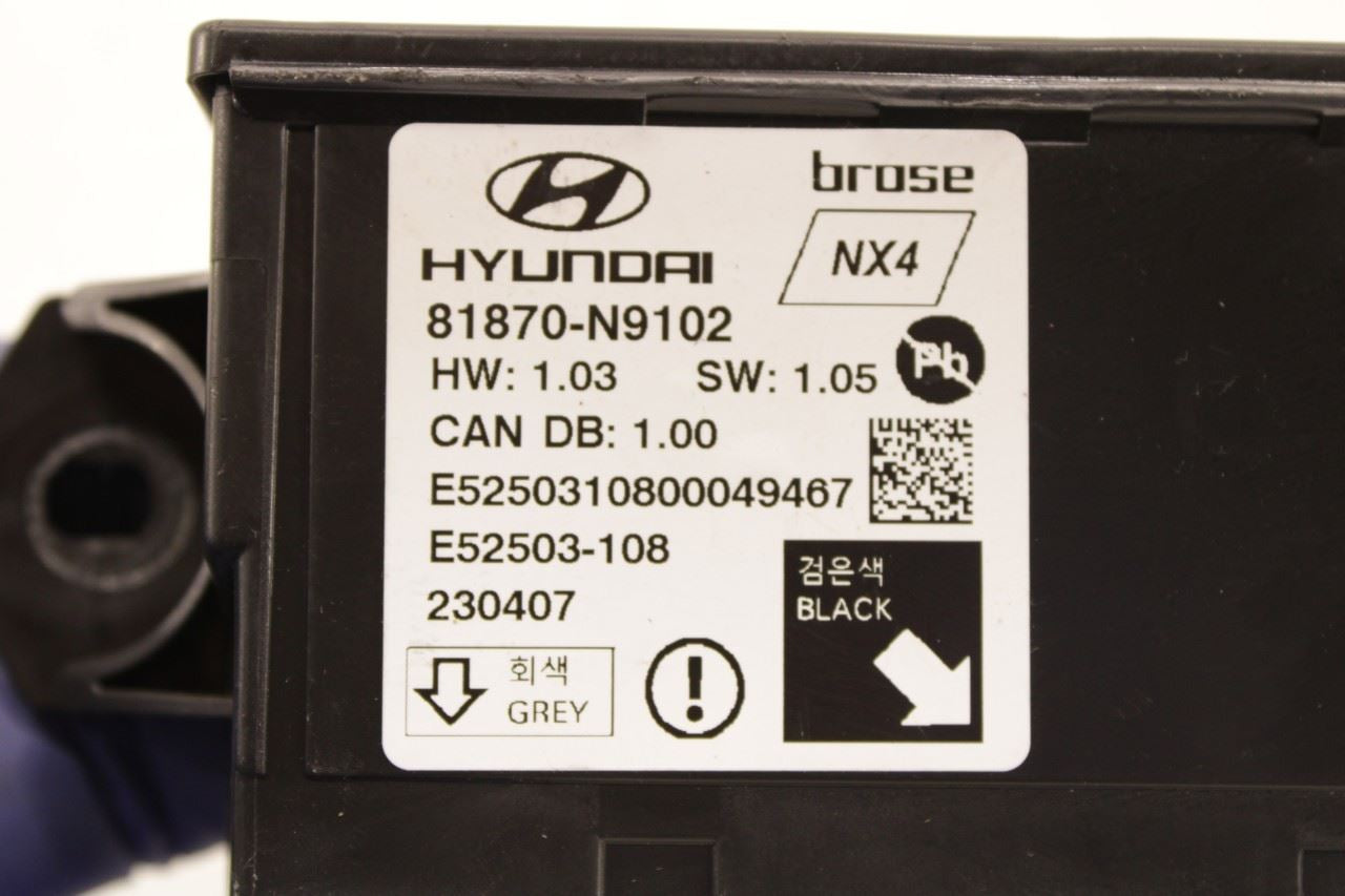 2022-2024 Hyundai Tucson SEL Rear Liftgate Back Door Control Module 81870-N9102 - Alshned Auto Parts