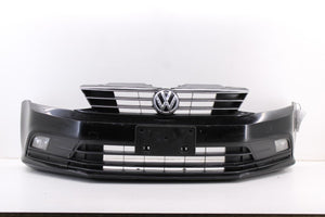 15-18 Volkswagen Jetta Sport Front Bumper Cover w Radiator Grille 5C6807217AGGRU