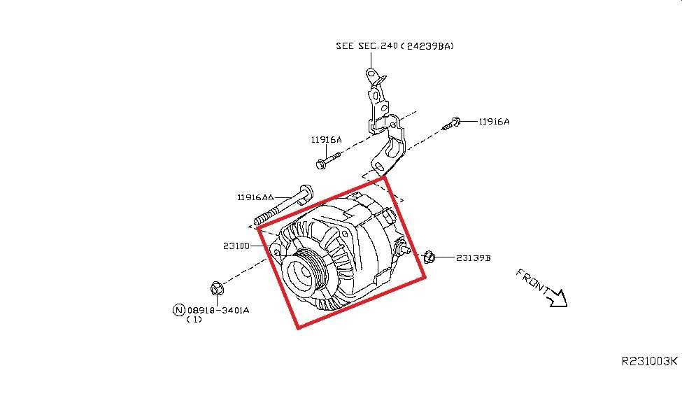 2016-2020 Infiniti QX60 3.5L Alternator Engine Generator 23100-9UA0A OEM1