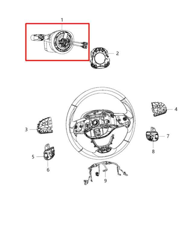 18-22 Jeep Grand Cherokee Limited Steering Column Light Turn Signal Wiper Switch - Alshned Auto Parts